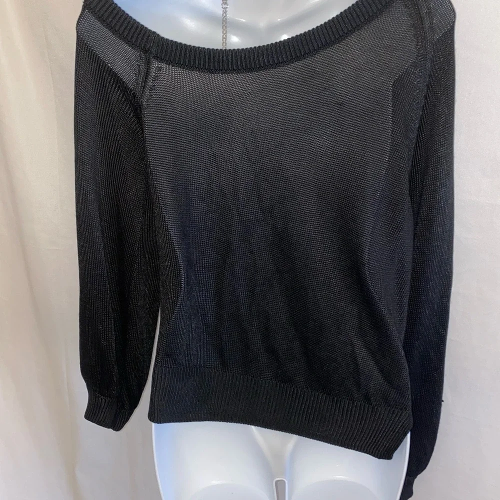 Michelle Mason black Sweater Top